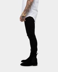 Saint Morta Sideline Distressed Jean Black/White