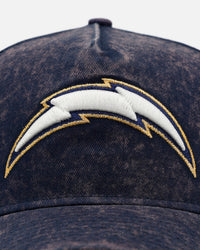 New Era Los Angeles Chargers 'Washed Metallic' 9FORTY A-Frame Snapback Official Team Colors