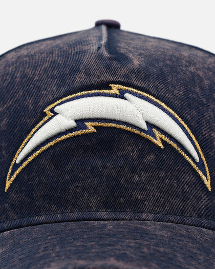 New Era Los Angeles Chargers 'Washed Metallic' 9FORTY A-Frame Snapback Official Team Colors