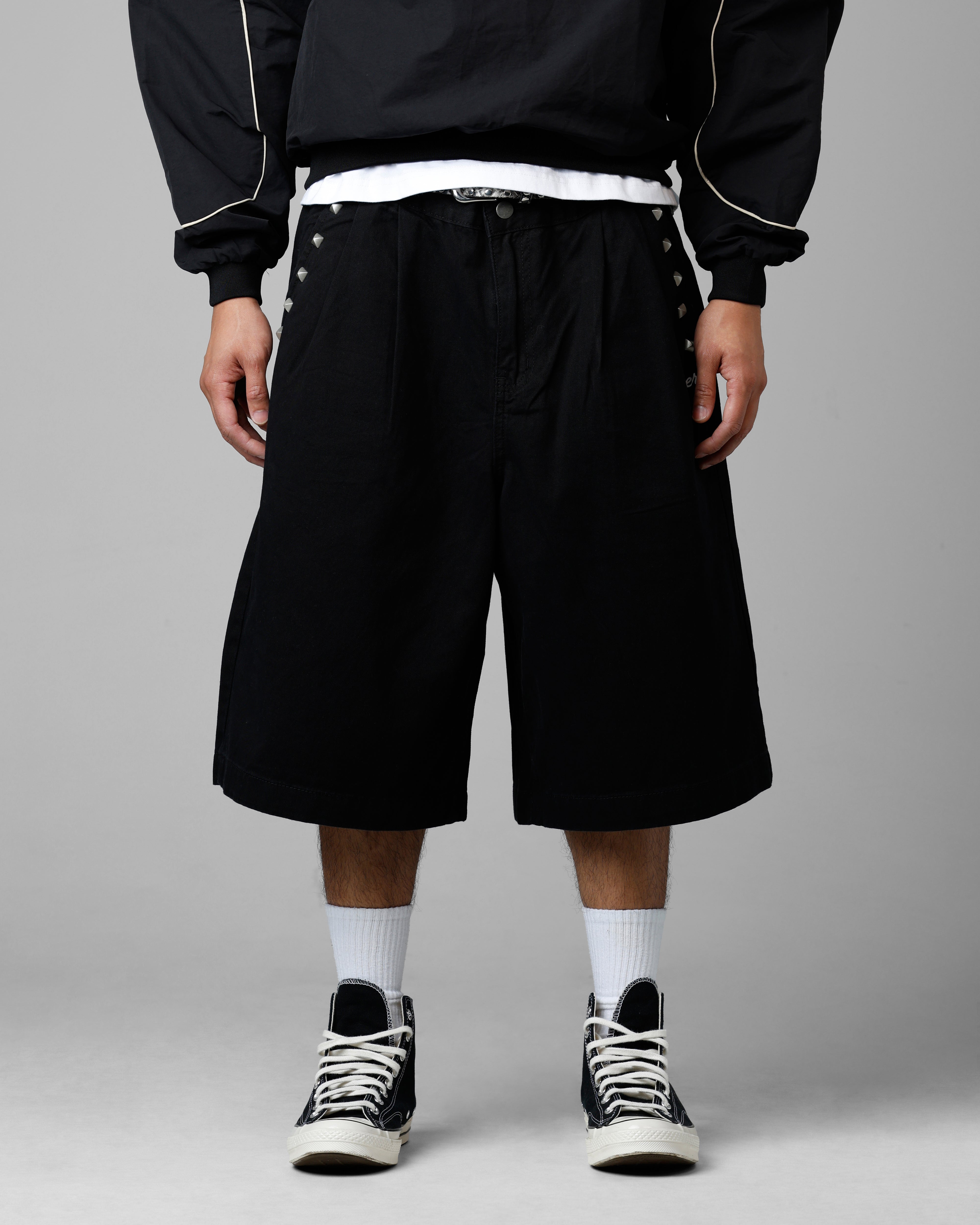 Loiter 3 Quarter Shorts Black | Culture Kings US