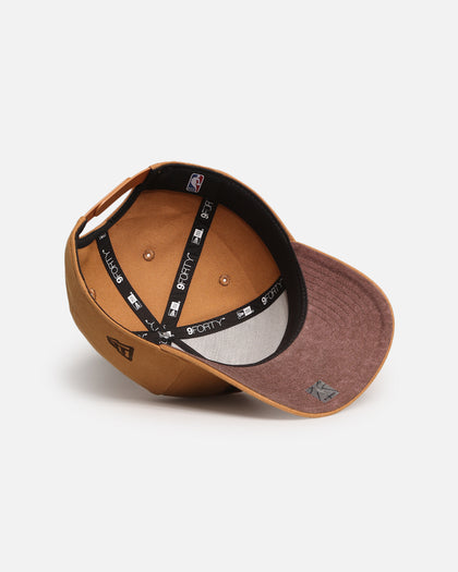 New Era Los Angeles Lakers 'Washed Canvas' 9FORTY A-Frame Snapback Bronze