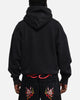 Ed Hardy Distressed Hoodie Black