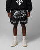 Loiter Stacked Metal Walk Shorts Black