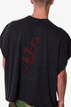 MNML Skull Cut-Off Tee Washed Black