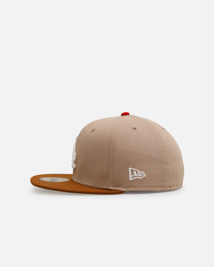 New Era Los Angeles Dodgers 'Root Beer Float' 59FIFTY Fitted Camel