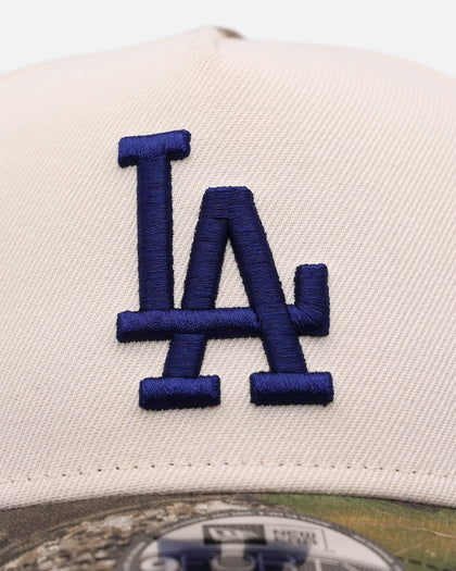 New Era Los Angeles Dodgers 'Realtree Visor' 9FORTY A-Frame Snapback Cream/Camo