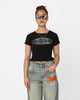 X-Girl Women's Oval Logo Baby T-Shirt Black