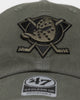47 Brand Anaheim Ducks '47 Clean Up Strapback Moss