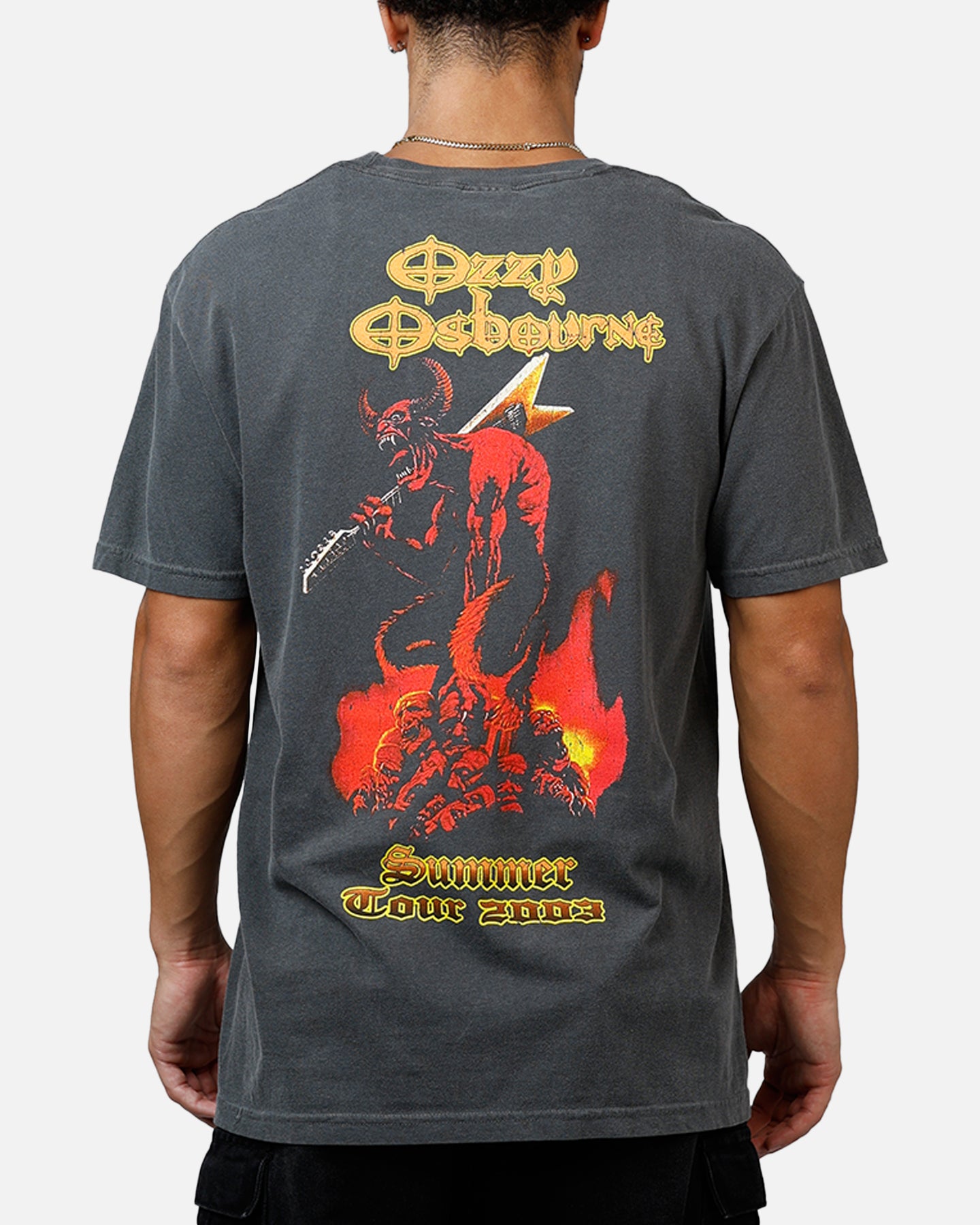 Global Merchandising Ozzy Osbourne 2003 Ozzfest T-Shirt Washed