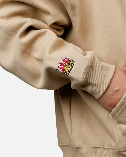 Mitchell & Ness Chicago Bulls Fireball Hoodie Tan