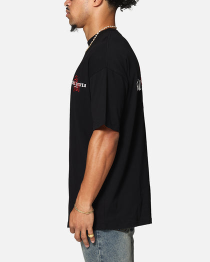 Saint Morta Heritage Boxy T-Shirt Black/Red