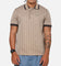 Lacoste Monogram Classic Fit Polo T-Shirt Crossiant/Cookie