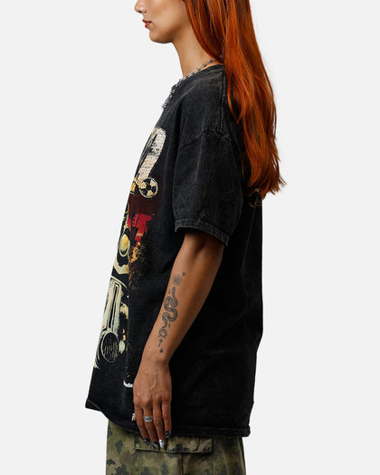 73Studio X Fallout '97 Fallout Vintage T-Shirt Black Acidwash