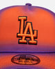 New Era Los Angeles Dodgers 'Sunset Gradient' 9FORTY A-Frame Snapback Purple/Orange