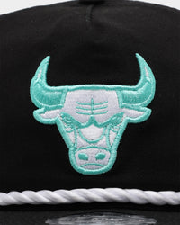 New Era Chicago Bulls 'Black Cool Mint Golfer Collection' Golfer Snapback Black/Mint