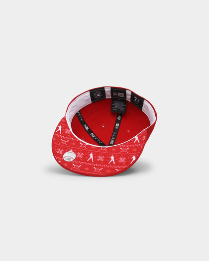 New Era New York Yankees 'Fairisle' 59FIFTY Fitted Red/White