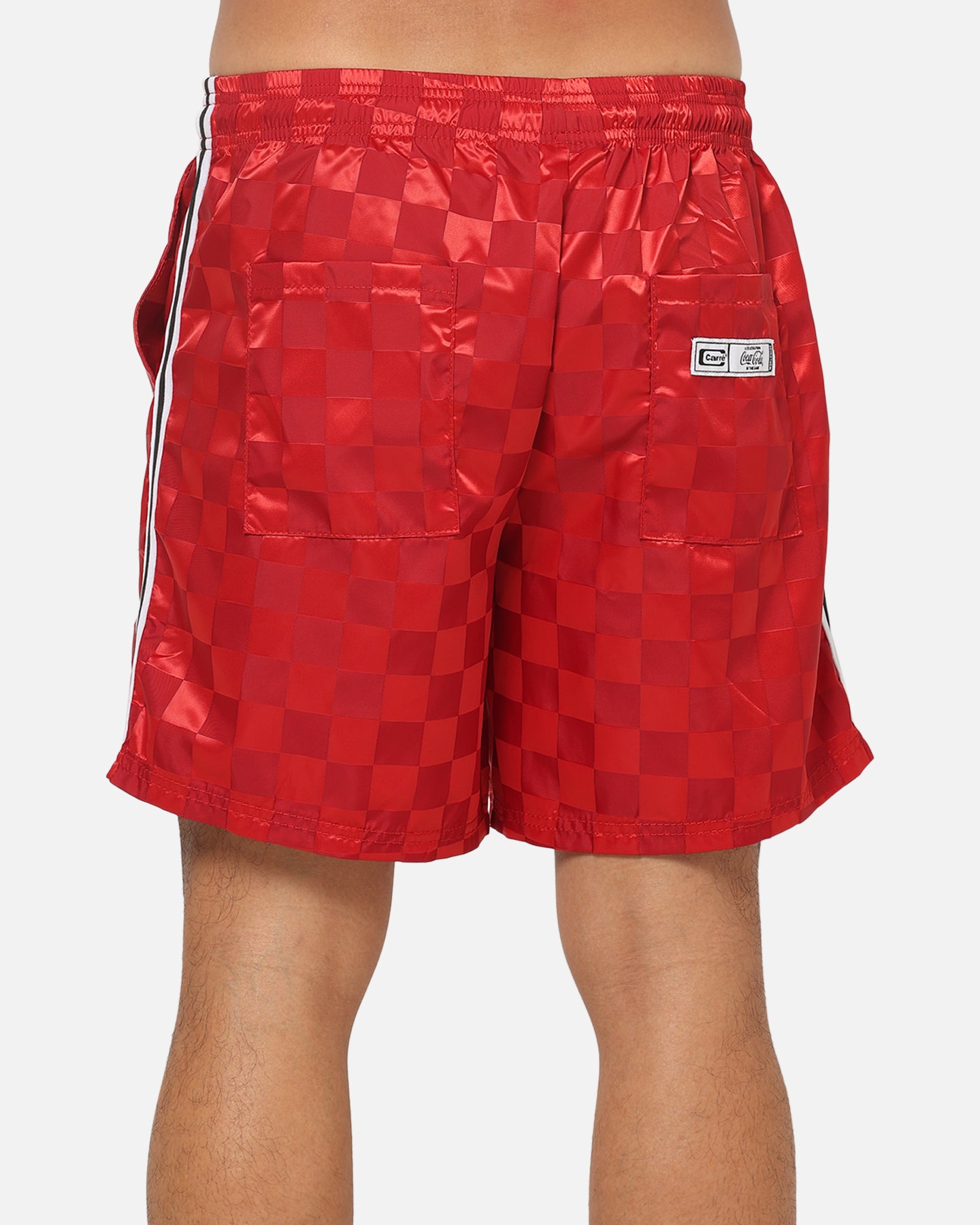 Carre Carré X Coca Cola Legacy Checker Shorts Red | Culture Kings US