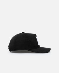 New Era Pittsburgh Pirates 'Corduroy Roses' Pre-Curved Golfer Snapback Black Corduroy/White