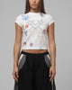 Loiter Women's Hand Drawn Baby T-Shirt Off White