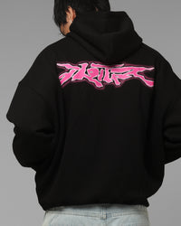 Loiter Cyber Logo Hoodie Black