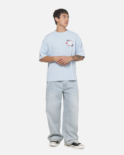 Mitchell & Ness New York Yankees Stack Box T-Shirt Baby Blue