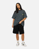 Carre Drill Pleated Jorts Black