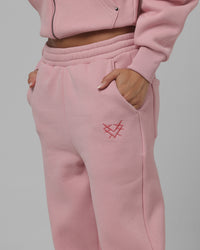 Loiter Women's In Script Sweat Pants Orchid Pink