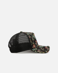 New Era Chicago White Sox 'Black Floral Tapestry' 9FORTY A-Frame Trucker Snapback Tapestry