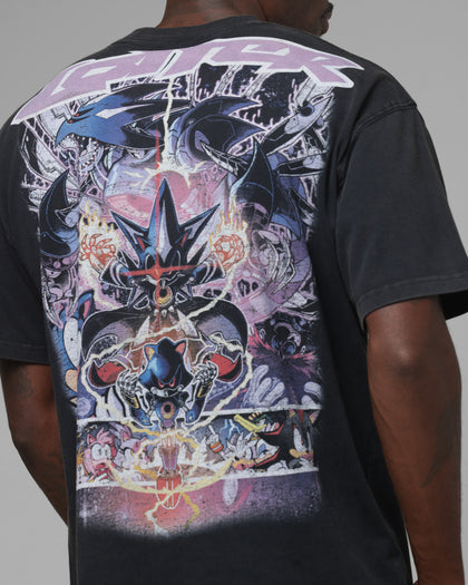 Loiter x Sonic The Hedgehog Metal Sonic Vintage T-Shirt Black