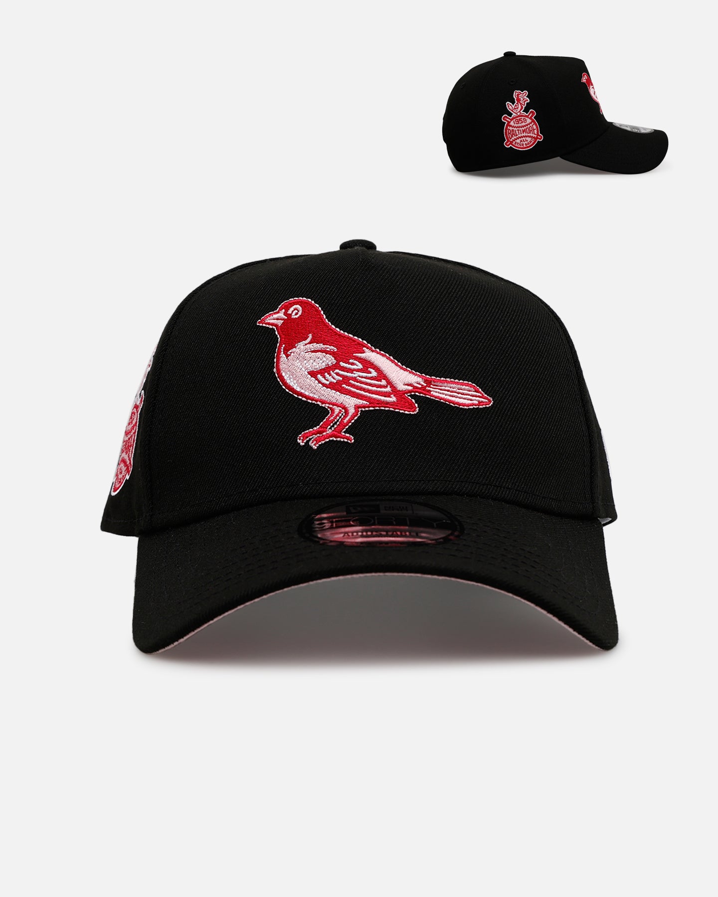 New Era Baltimore Orioles 'Black And Pink' 9FORTY A-Frame Snapback
