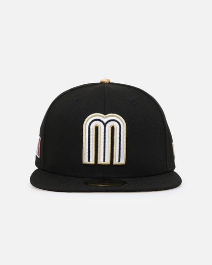 New Era Mexico National Baseball Team 59FIFTY Fitted Black Metallic