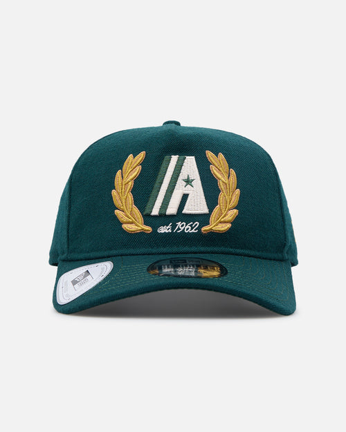 New Era Houston Astros 'Heritage Golf' Pre-Curved Golfer Snapback Cilantro Green