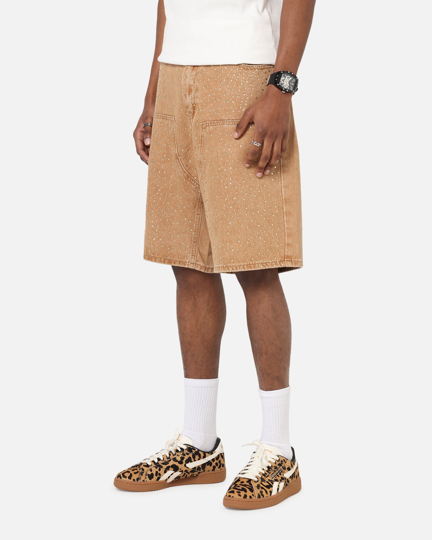 XXIII Diamond Buckle Back Jorts Vintage Sand | Culture Kings US