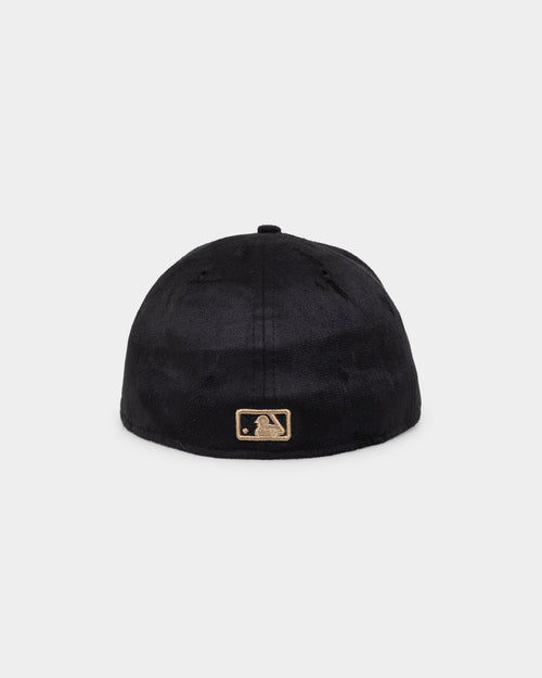New Era Los Angeles Dodgers 'Black Tan Suede' 59FIFTY Fitted Black/Tan