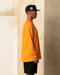 Carre Global Oversized Long Sleeve T-Shirt Orange