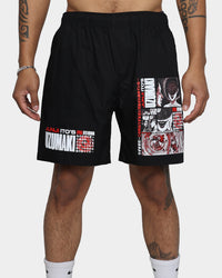 Goat Crew X Uzumaki Shorts Black