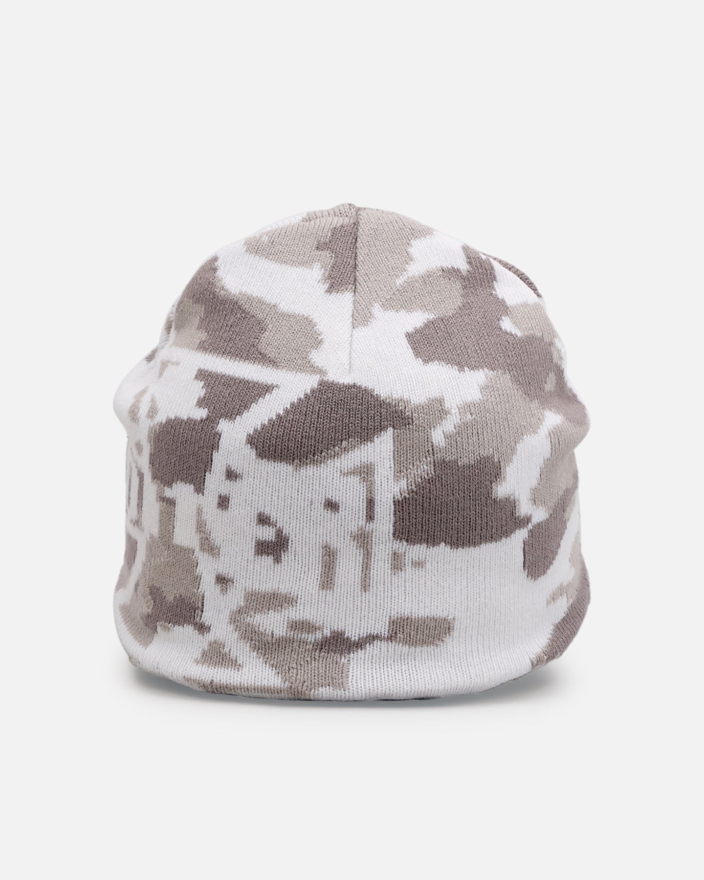 Loiter Motor Skull Knit Beanie Snow Camo | Culture Kings US