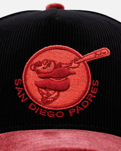 New Era San Diego Padres 'Velvet Cord Certified Lover' 9FORTY A-Frame Premium Corduroy Snapback Black