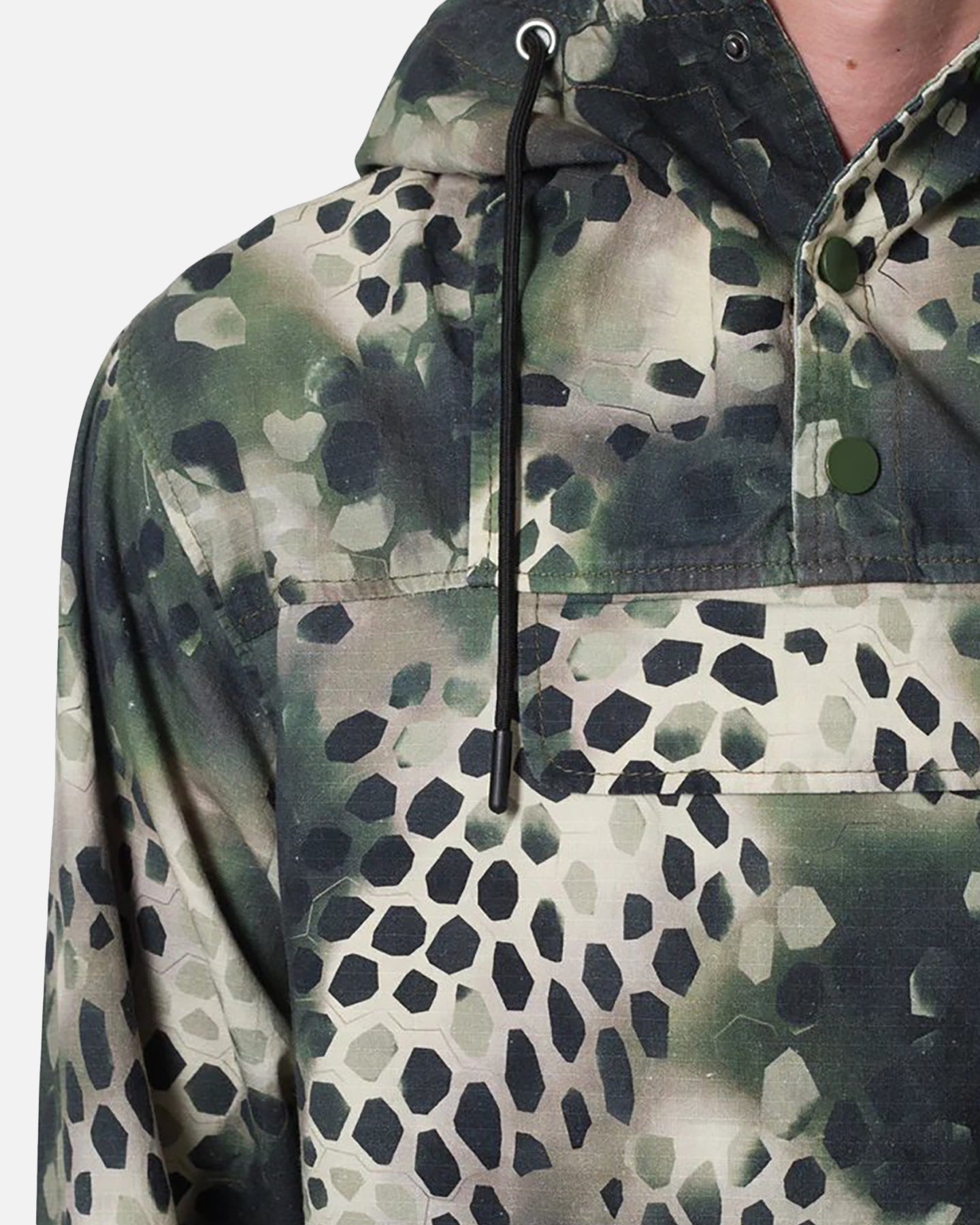 MNML Swamp Camo Anorak Jacket Green | Culture Kings US
