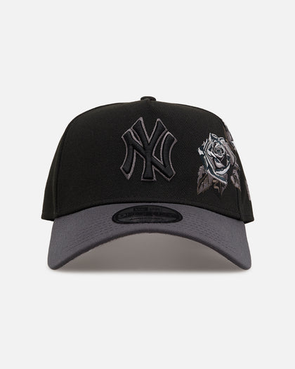 New Era New York Yankees 'Stealth Roses' 9FORTY A-Frame Snapback Black