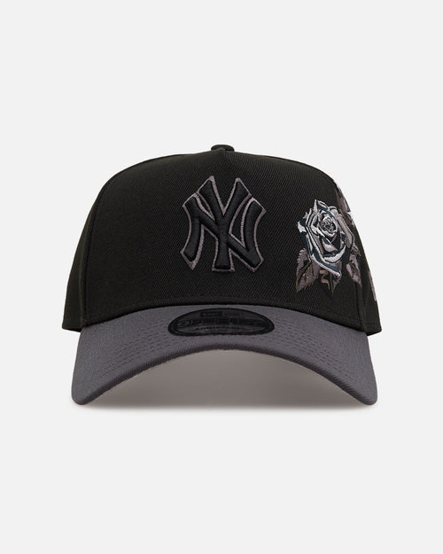 New Era New York Yankees 'Stealth Roses' 9FORTY A-Frame Snapback Black
