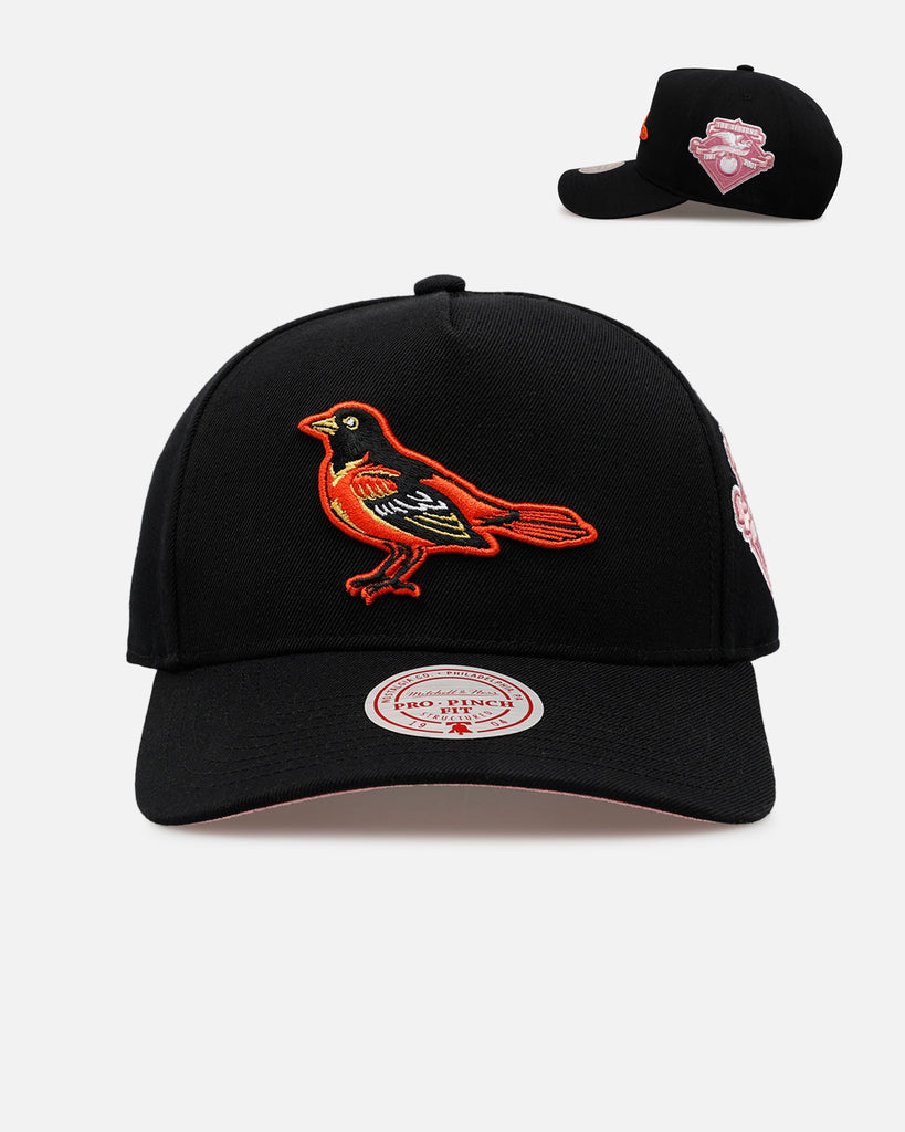 Mitchell & Ness Baltimore Orioles 'Pink Side Patch' Pro Pinch