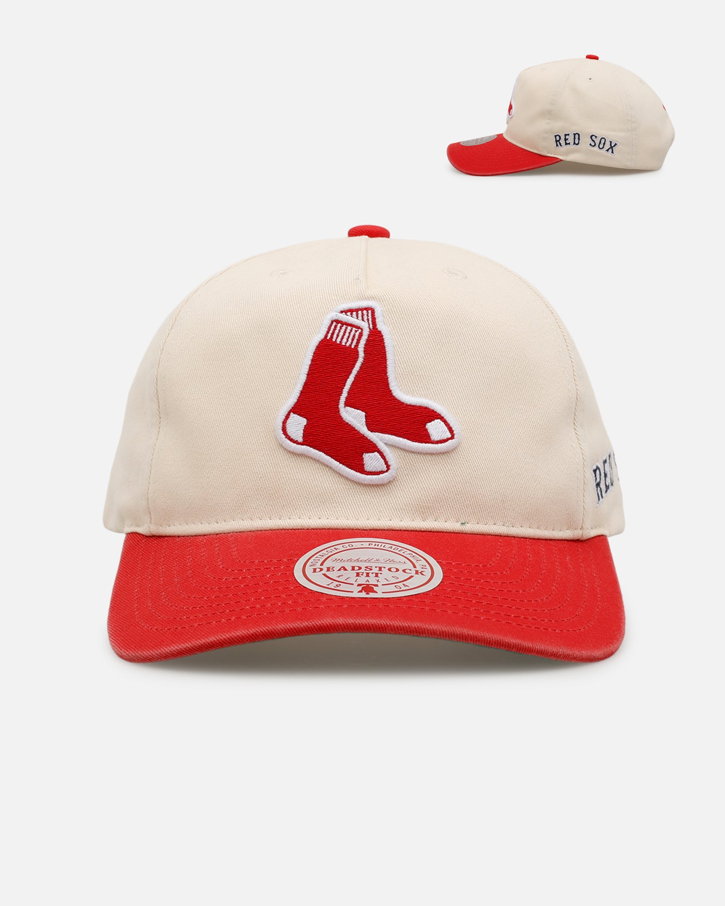 Mitchell & Ness Boston Red Sox 'Washed Cotton' Deadstock Snapback