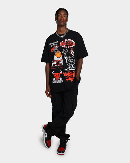 Goat Crew Windy City All Over T-Shirt Black