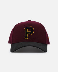 New Era Pittsburgh Pirates 'Large Chenille' 9FORTY A-Frame Snapback Maroon
