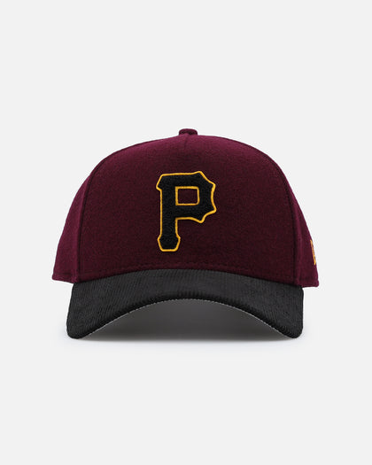New Era Pittsburgh Pirates 'Large Chenille' 9FORTY A-Frame Snapback Maroon