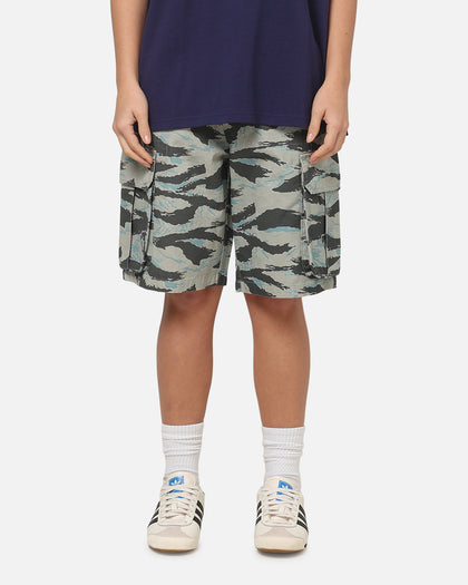 Carre Depot Cargo Shorts Tiger Camo