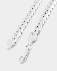 House Of Auric 6.4mm Double Curb Bracelet Sterling Silver