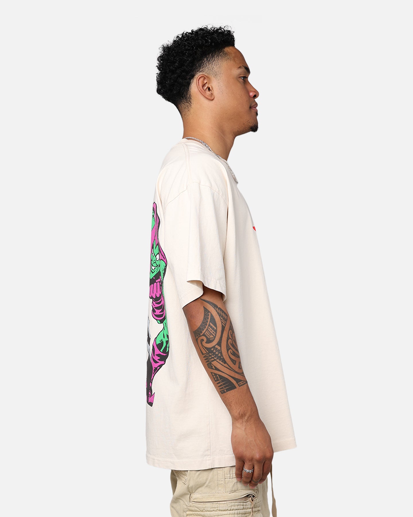 Marvel Spider-Man Green Goblin T-Shirt Off White | Culture Kings US