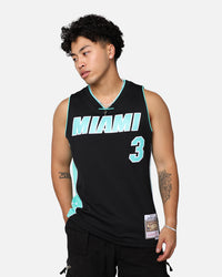 Mitchell & Ness Miami Heat Dwyane Wade '12-13 Swingman Jersey Black/Ice Blue
